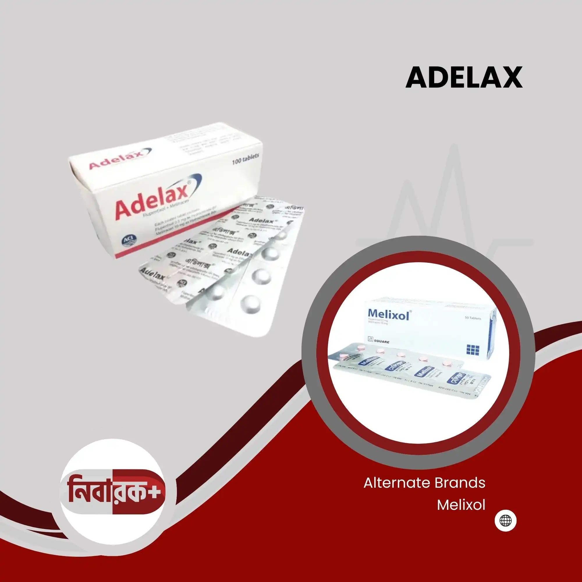ADELAX 0.5 mg + 10 mg tablet blister pack